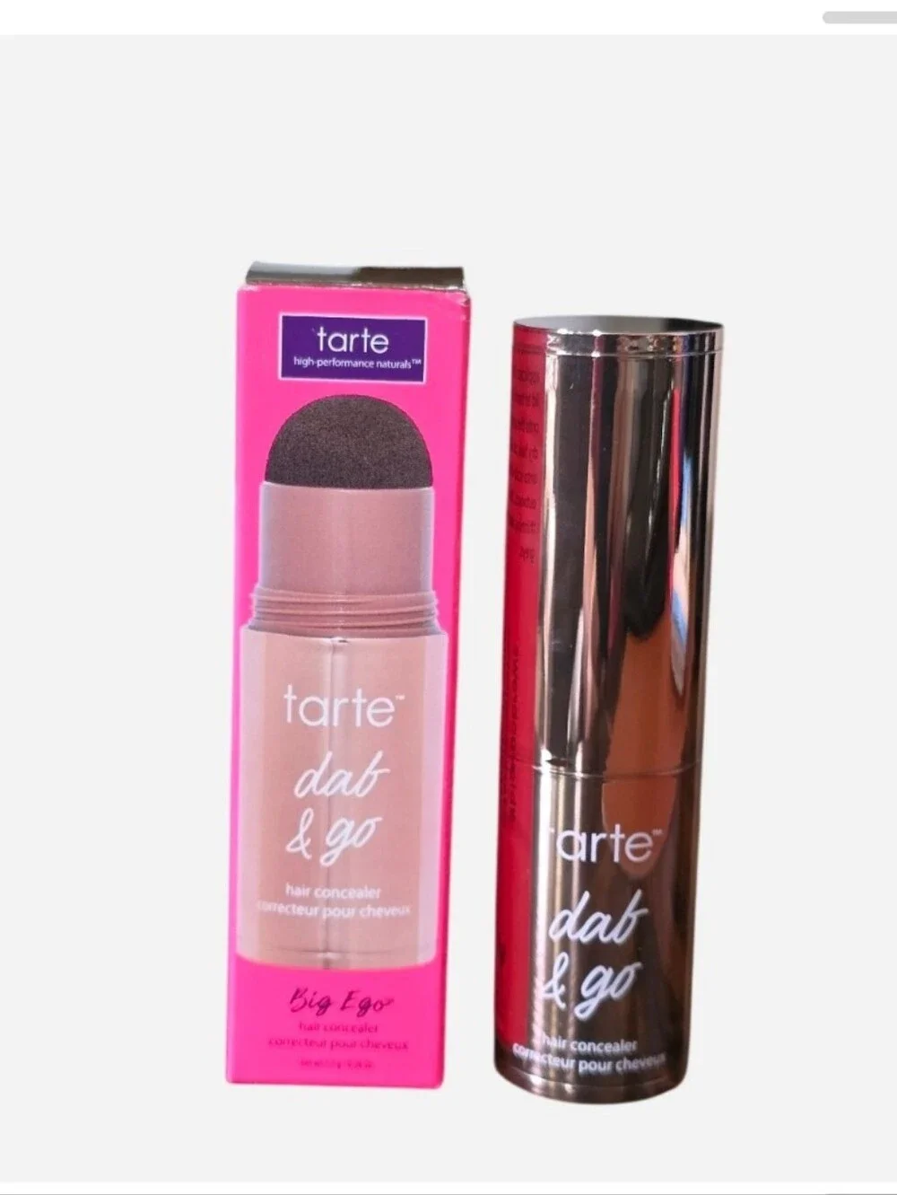 DARK BROWN-- tarte Dab & Go Hair Concealer Stick